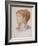 Portrait of Fanny Cornforth (1824-1906), 1874 (Coloured Chalk on Paper)-Dante Gabriel Charles Rossetti-Framed Giclee Print