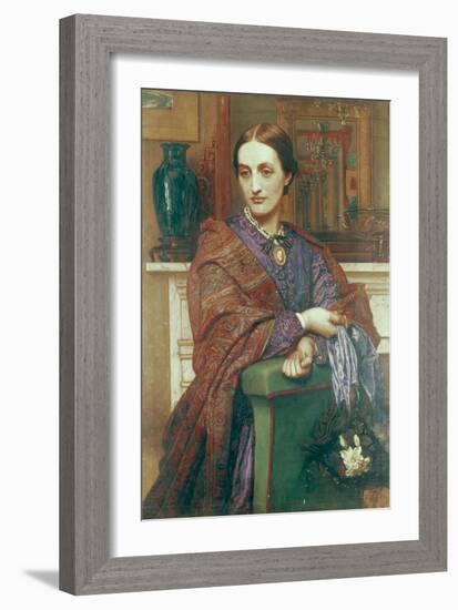 Portrait of Fanny Holman Hunt-William Holman Hunt-Framed Giclee Print