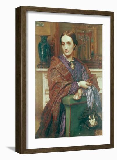 Portrait of Fanny Holman Hunt-William Holman Hunt-Framed Giclee Print