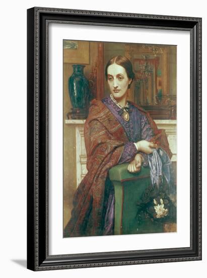 Portrait of Fanny Holman Hunt-William Holman Hunt-Framed Giclee Print