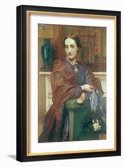 Portrait of Fanny Holman Hunt-William Holman Hunt-Framed Giclee Print