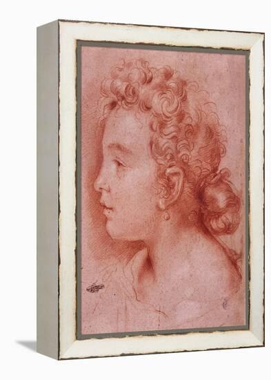 Portrait of Faustina Maratti-Carlo Maratta-Framed Premier Image Canvas