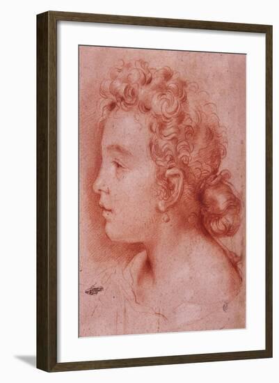 Portrait of Faustina Maratti-Carlo Maratta-Framed Giclee Print
