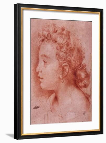 Portrait of Faustina Maratti-Carlo Maratta-Framed Giclee Print