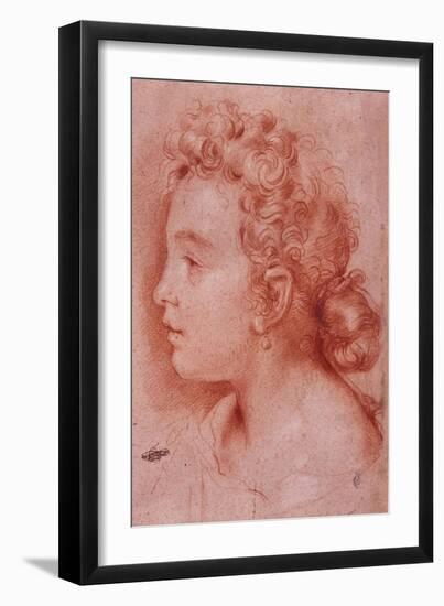 Portrait of Faustina Maratti-Carlo Maratta-Framed Giclee Print