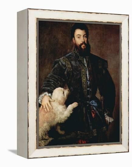 Portrait of Federico II Gonzaga, Duke of Mantua, (1500-154), C1525-Titian (Tiziano Vecelli)-Framed Premier Image Canvas