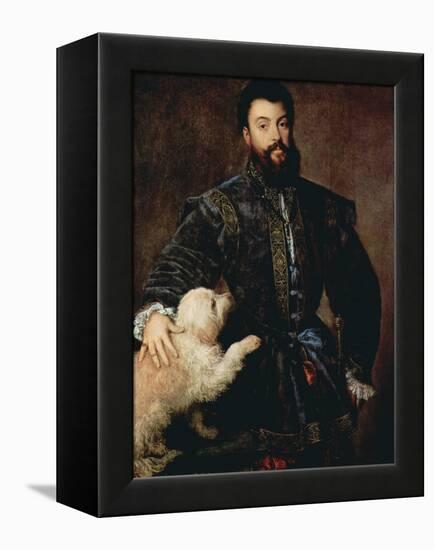 Portrait of Federico II Gonzaga, Duke of Mantua, (1500-154), C1525-Titian (Tiziano Vecelli)-Framed Premier Image Canvas