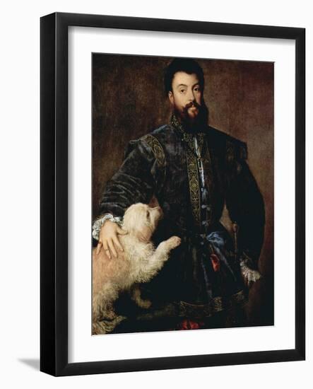 Portrait of Federico II Gonzaga, Duke of Mantua, (1500-154), C1525-Titian (Tiziano Vecelli)-Framed Giclee Print