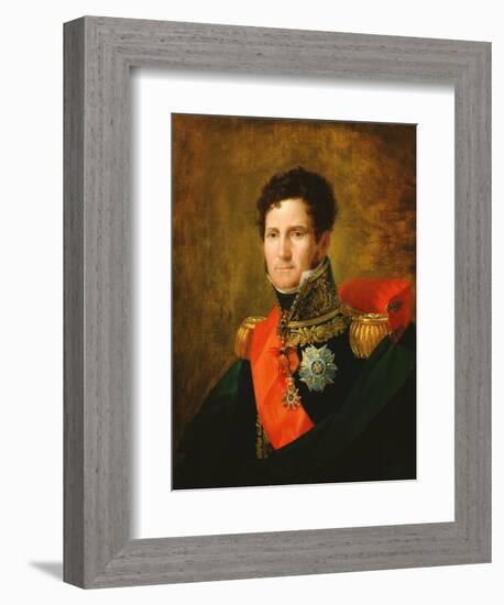 Portrait of Felix Baciocchi-Joseph Franque-Framed Giclee Print