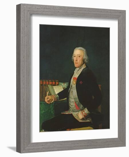 Portrait of Felix Colon De Larriategui, 1794-Francisco de Goya-Framed Giclee Print