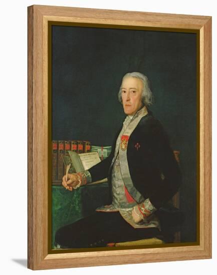 Portrait of Felix Colon De Larriategui, 1794-Francisco de Goya-Framed Premier Image Canvas