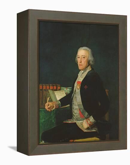 Portrait of Felix Colon De Larriategui, 1794-Francisco de Goya-Framed Premier Image Canvas