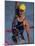Portrait of Female Swimmer-null-Mounted Photographic Print
