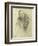 Portrait of Feodor Chaliapin, 1888 (Pencil on Paper)-Ilya Efimovich Repin-Framed Giclee Print