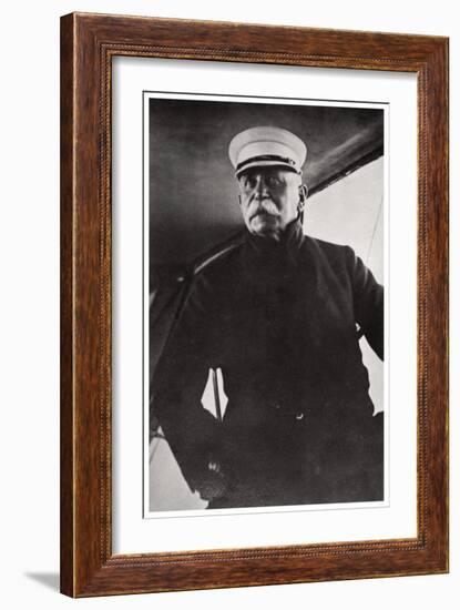 Portrait of Ferdinand, Graf Von Zeppelin, Early 20th Century-null-Framed Giclee Print