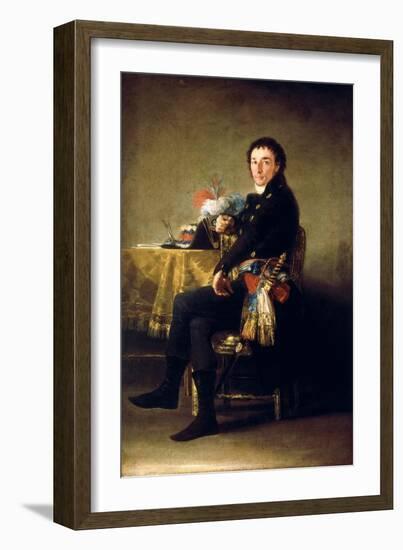 Portrait of Ferdinand Guillemardet, 1798-99 (Oil on Canvas)-Francisco Jose de Goya y Lucientes-Framed Giclee Print