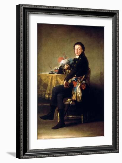 Portrait of Ferdinand Guillemardet, 1798-99 (Oil on Canvas)-Francisco Jose de Goya y Lucientes-Framed Giclee Print