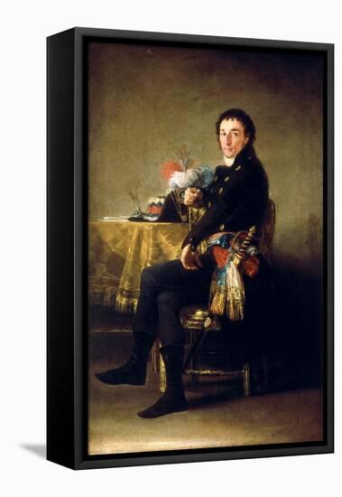 Portrait of Ferdinand Guillemardet, 1798-99 (Oil on Canvas)-Francisco Jose de Goya y Lucientes-Framed Premier Image Canvas