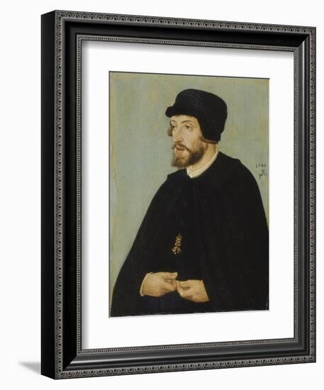 Portrait of Ferdinand I, of Habsburg (1503-1564), 1548-Lucas Cranach the Elder-Framed Giclee Print