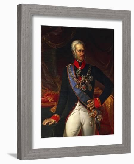 Portrait of Ferdinand I of the Two Sicilies-Gentile da Fabriano-Framed Giclee Print