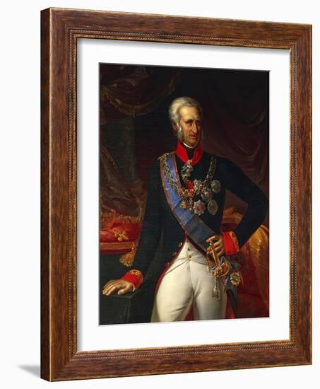 Portrait of Ferdinand I of the Two Sicilies-Gentile da Fabriano-Framed Giclee Print