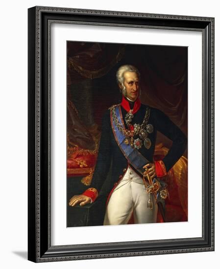 Portrait of Ferdinand I of the Two Sicilies-Gentile da Fabriano-Framed Giclee Print