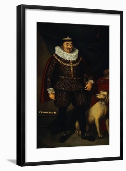 Portrait of Ferdinand II of Austria-null-Framed Giclee Print
