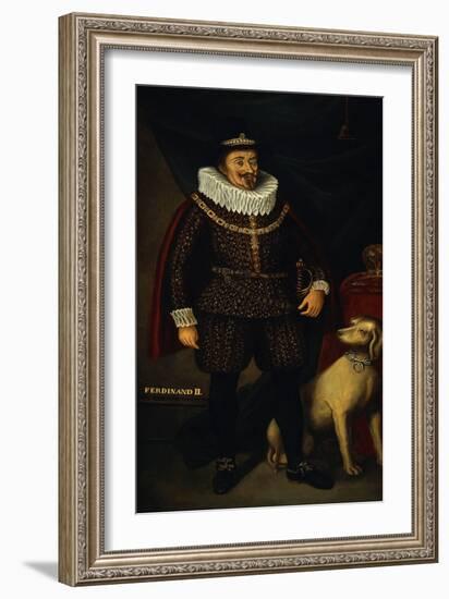 Portrait of Ferdinand II of Austria-null-Framed Giclee Print