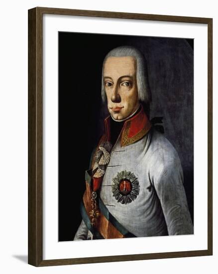 Portrait of Ferdinand III, Grand Duke of Tuscany-null-Framed Giclee Print