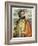 Portrait of Ferdinand Magellan (1480 - 1521) with Navigational Instruments. (Colour Litho.)-Andre Thevet-Framed Giclee Print