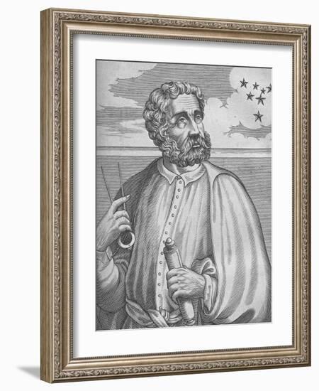 Portrait of Ferdinand Magellan, 1682-Nicolas de Larmessin-Framed Giclee Print