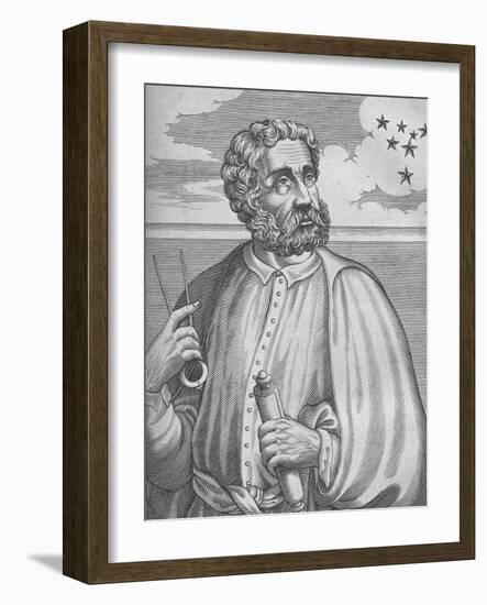 Portrait of Ferdinand Magellan, 1682-Nicolas de Larmessin-Framed Giclee Print