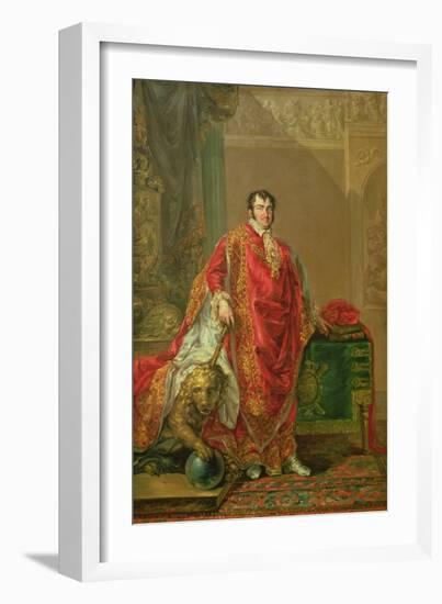 Portrait of Ferdinand VII (1784-1833) 1808-11 (Oil on Canvas)-Vicente Lopez y Portana-Framed Giclee Print