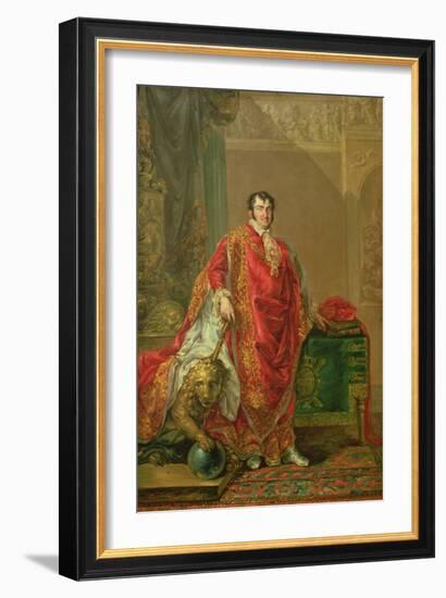 Portrait of Ferdinand VII (1784-1833) 1808-11 (Oil on Canvas)-Vicente Lopez y Portana-Framed Giclee Print