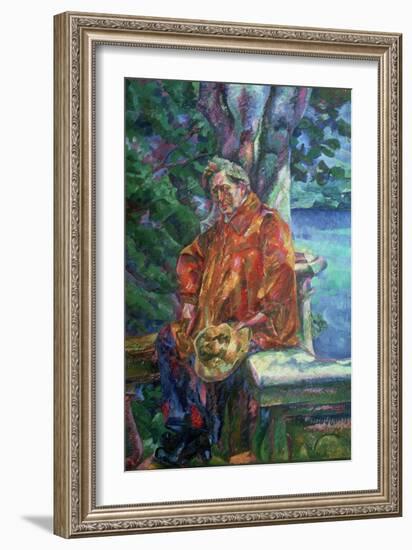 Portrait of Ferruccio Busoni 1916-Umberto Boccioni-Framed Giclee Print