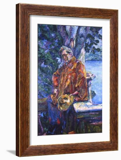 Portrait of Ferruccio Busoni, 1916-Umberto Boccioni-Framed Giclee Print