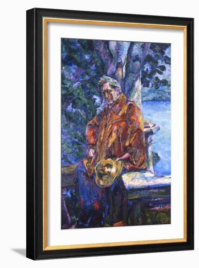 Portrait of Ferruccio Busoni, 1916-Umberto Boccioni-Framed Giclee Print