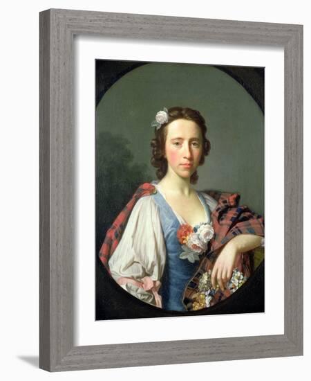 Portrait of Flora Macdonald, 18th Century-Allan Ramsay-Framed Giclee Print