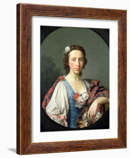 Portrait of Flora Macdonald, 18th Century-Allan Ramsay-Framed Giclee Print