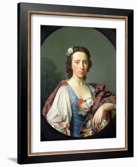 Portrait of Flora Macdonald, 18th Century-Allan Ramsay-Framed Giclee Print