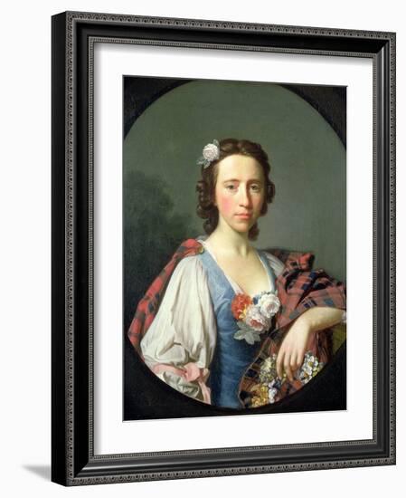 Portrait of Flora Macdonald, 18th Century-Allan Ramsay-Framed Giclee Print