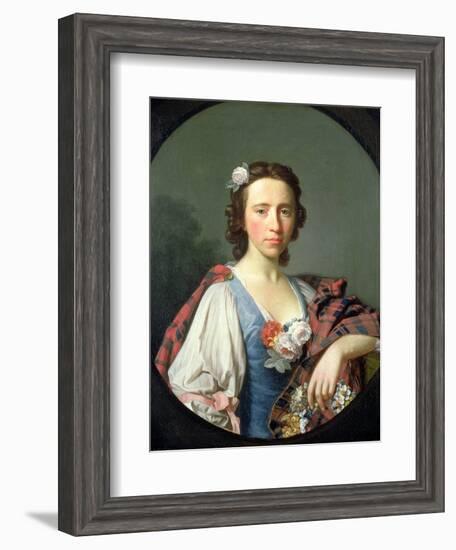 Portrait of Flora Macdonald, 18th Century-Allan Ramsay-Framed Giclee Print