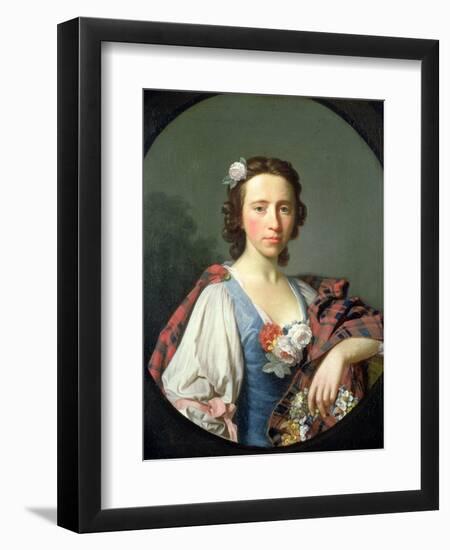 Portrait of Flora Macdonald, 18th Century-Allan Ramsay-Framed Giclee Print