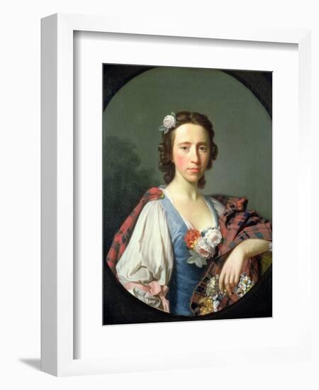 Portrait of Flora Macdonald, 18th Century-Allan Ramsay-Framed Giclee Print