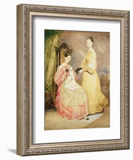 Portrait of Florence Nightingale-William White-Framed Giclee Print