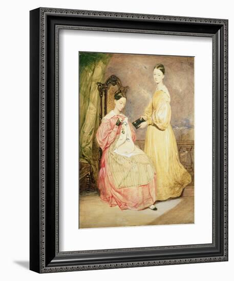 Portrait of Florence Nightingale-William White-Framed Giclee Print