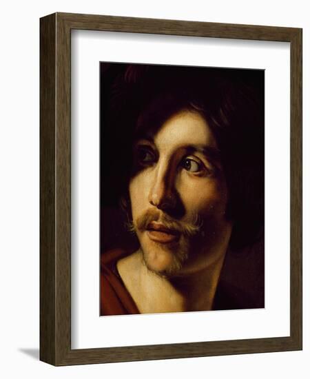 Portrait of Flutist-Nicolas Tournier-Framed Giclee Print