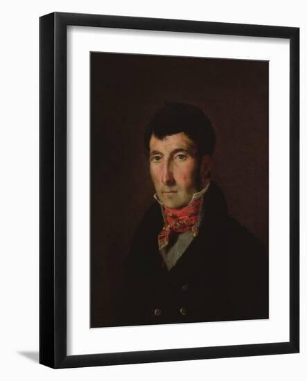 Portrait of Fougerat (Oil on Canvas)-Ferdinand Victor Eugene Delacroix-Framed Giclee Print