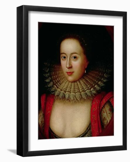 Portrait of Frances Howard (1590-1632) Countess of Somerset, circa 1615-William Larkin-Framed Giclee Print