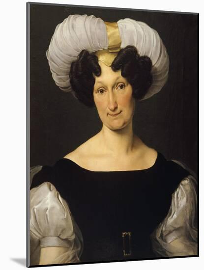 Portrait of Frances Majnoni D'Intignano Dell'Acquafredda-Francesco Hayez-Mounted Giclee Print